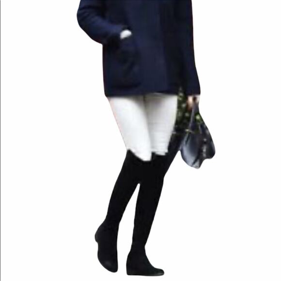 Stuart Weitzman 5050 Black Suede Iconic Over The Knee Stretch Boots NEW Size 6 - Picture 4 of 15